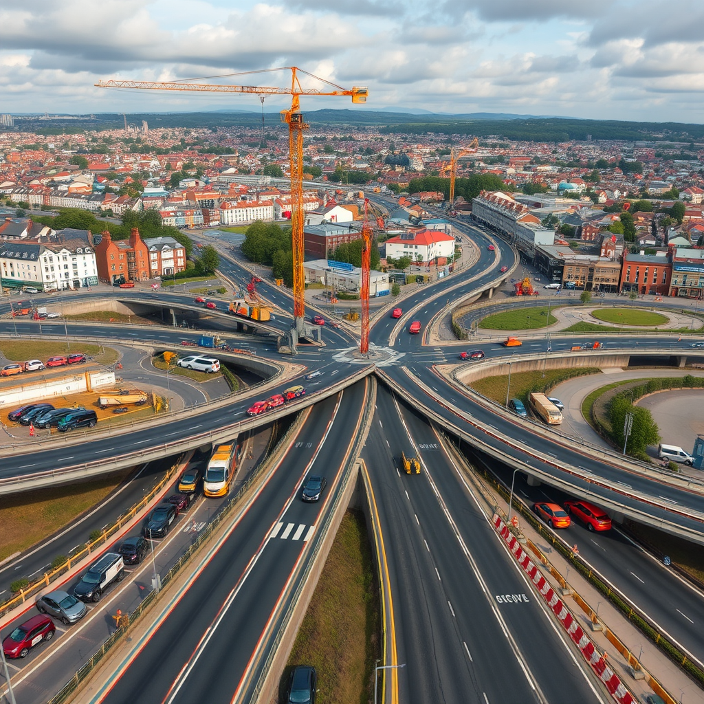 Nuneaton road closures announced for new four-arm junction work